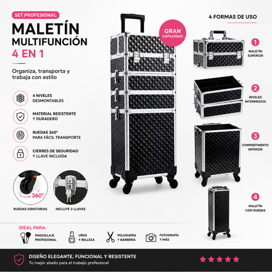 Makeup Trolley Case